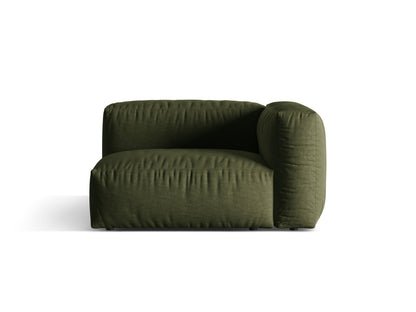 Martina Wide Single Seat, 120x106 cm — Green / Right