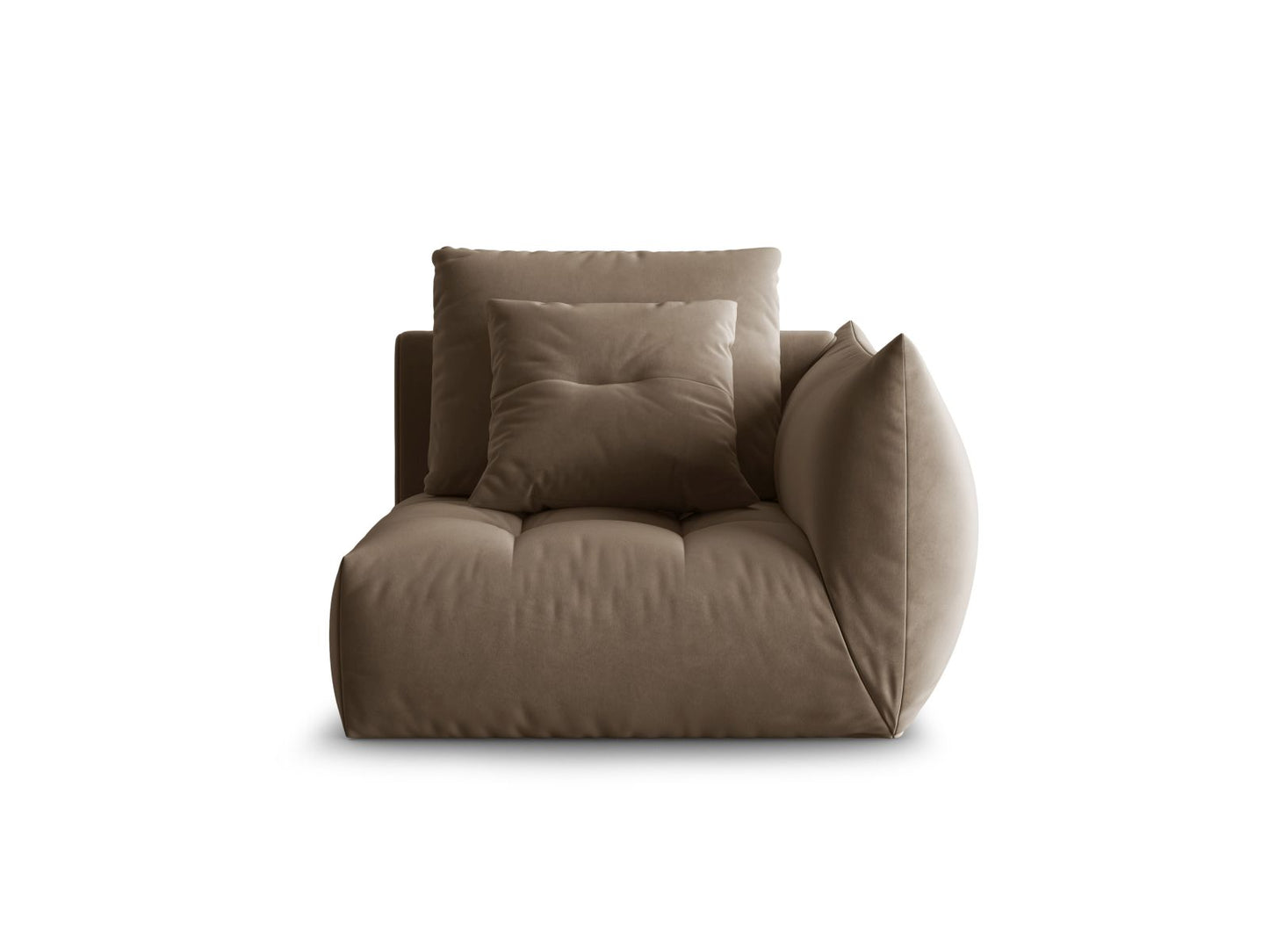 Bloom Modul, 116x107 cm — Light Brown / Right
