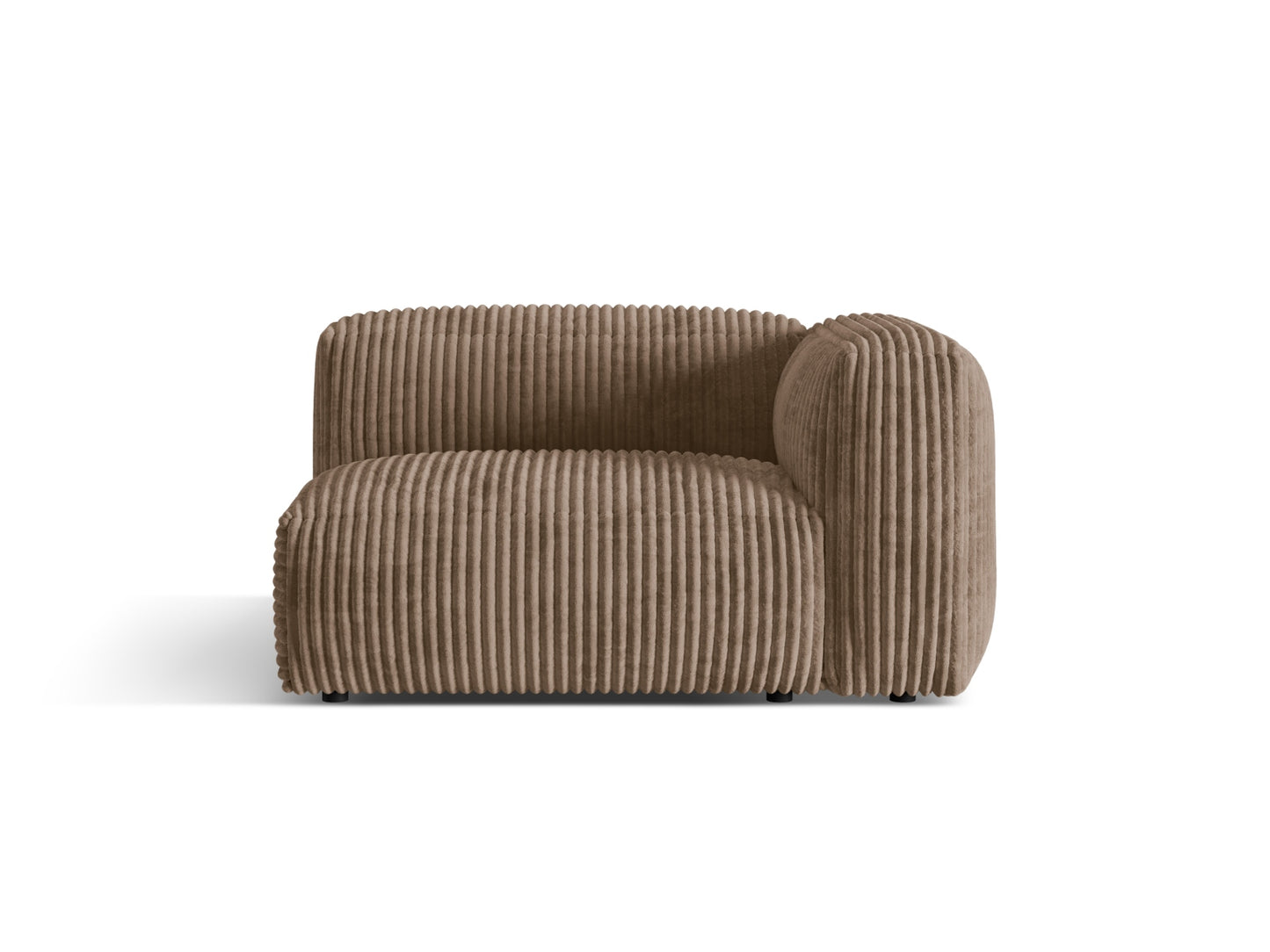 Martina Wide Single Seat, 120x106 cm — Acorn / Right