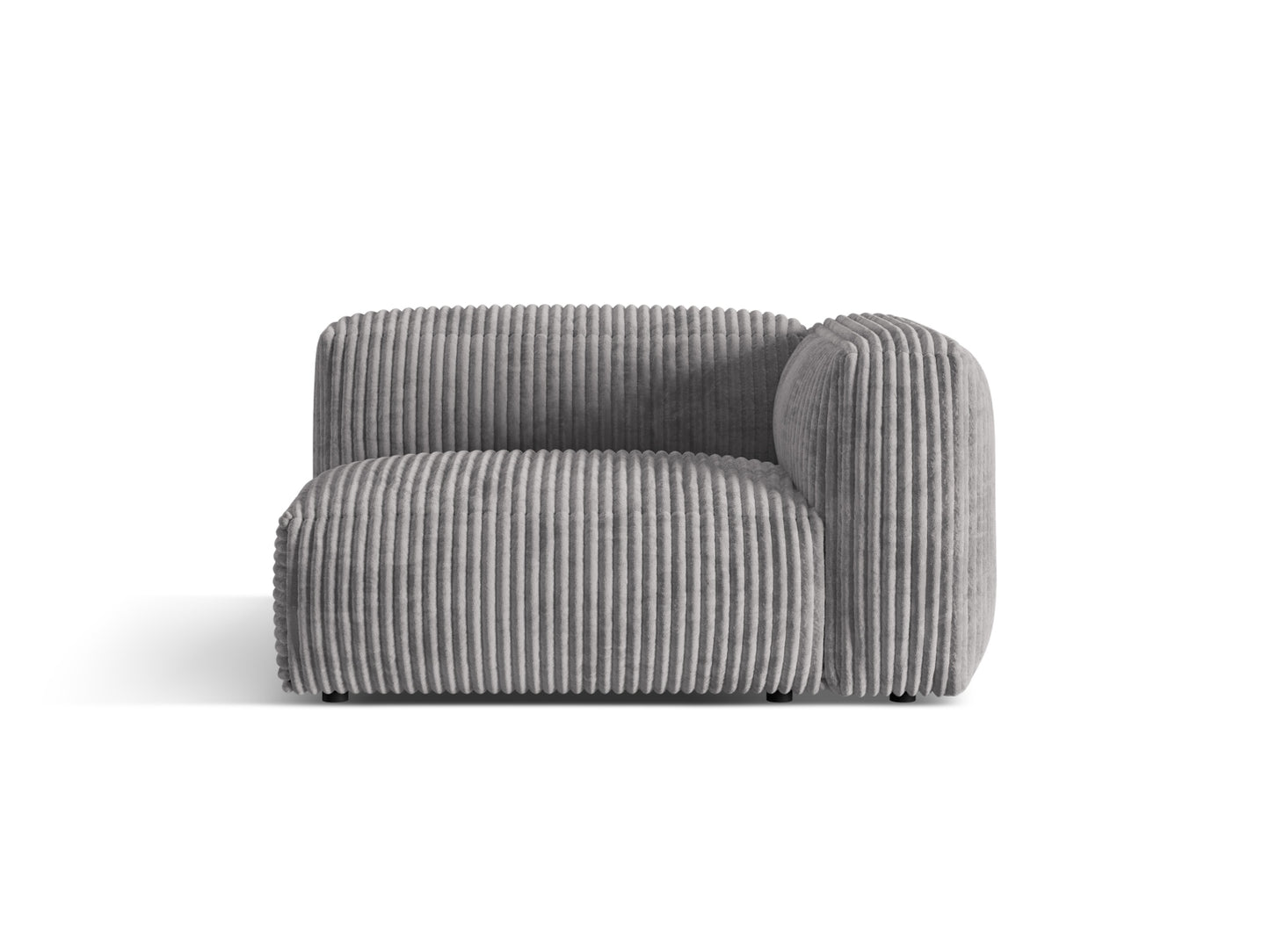 Martina Wide Single Seat, 120x106 cm — Light Grey / Right