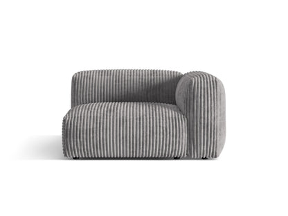 Martina Wide Single Seat, 120x106 cm — Light Grey / Right