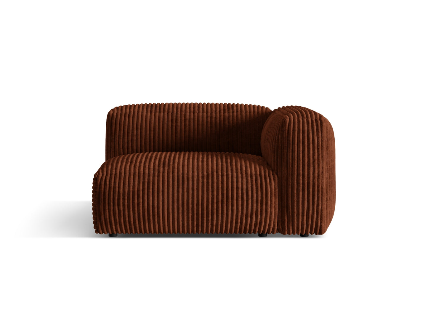 Martina Wide Single Seat, 120x106 cm — Brick / Right