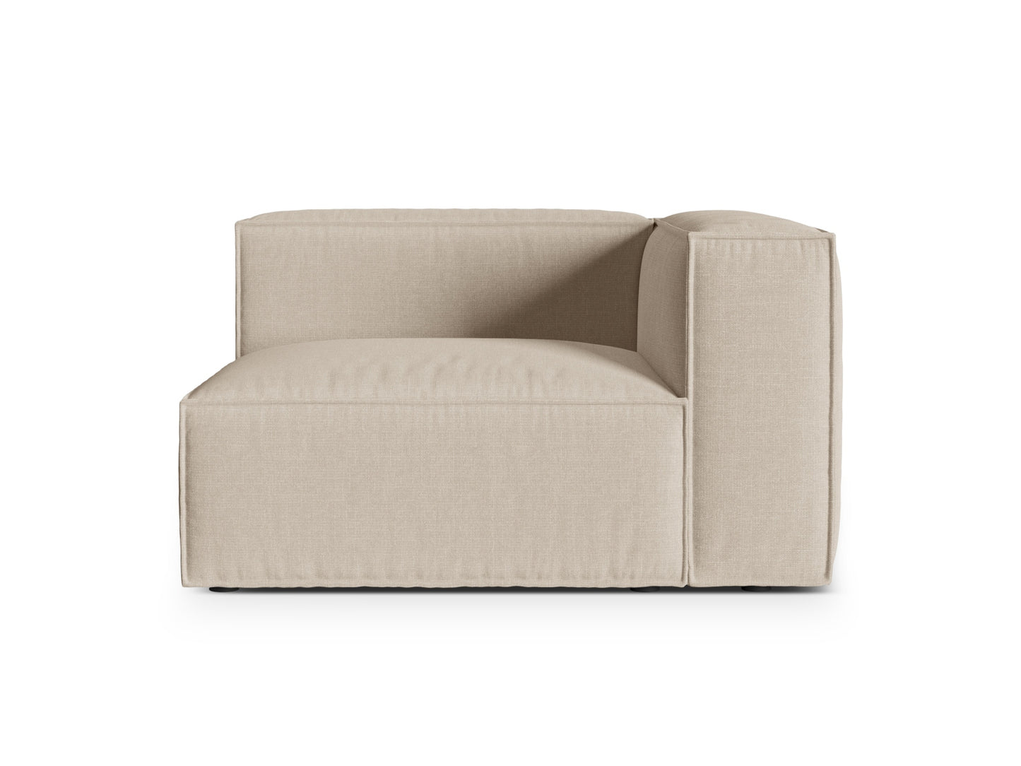 Nuria Modular Sofa, 125x110 cm — Beige / Right