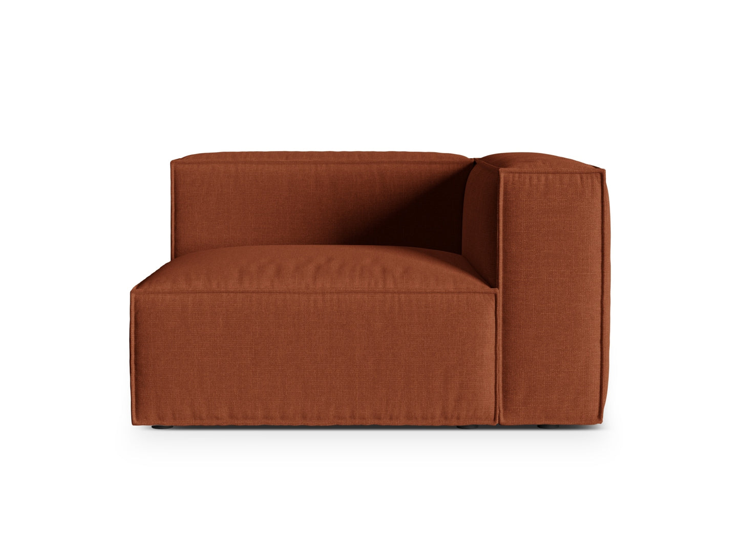 Nuria Modular Sofa, 125x110 cm — Brick / Right