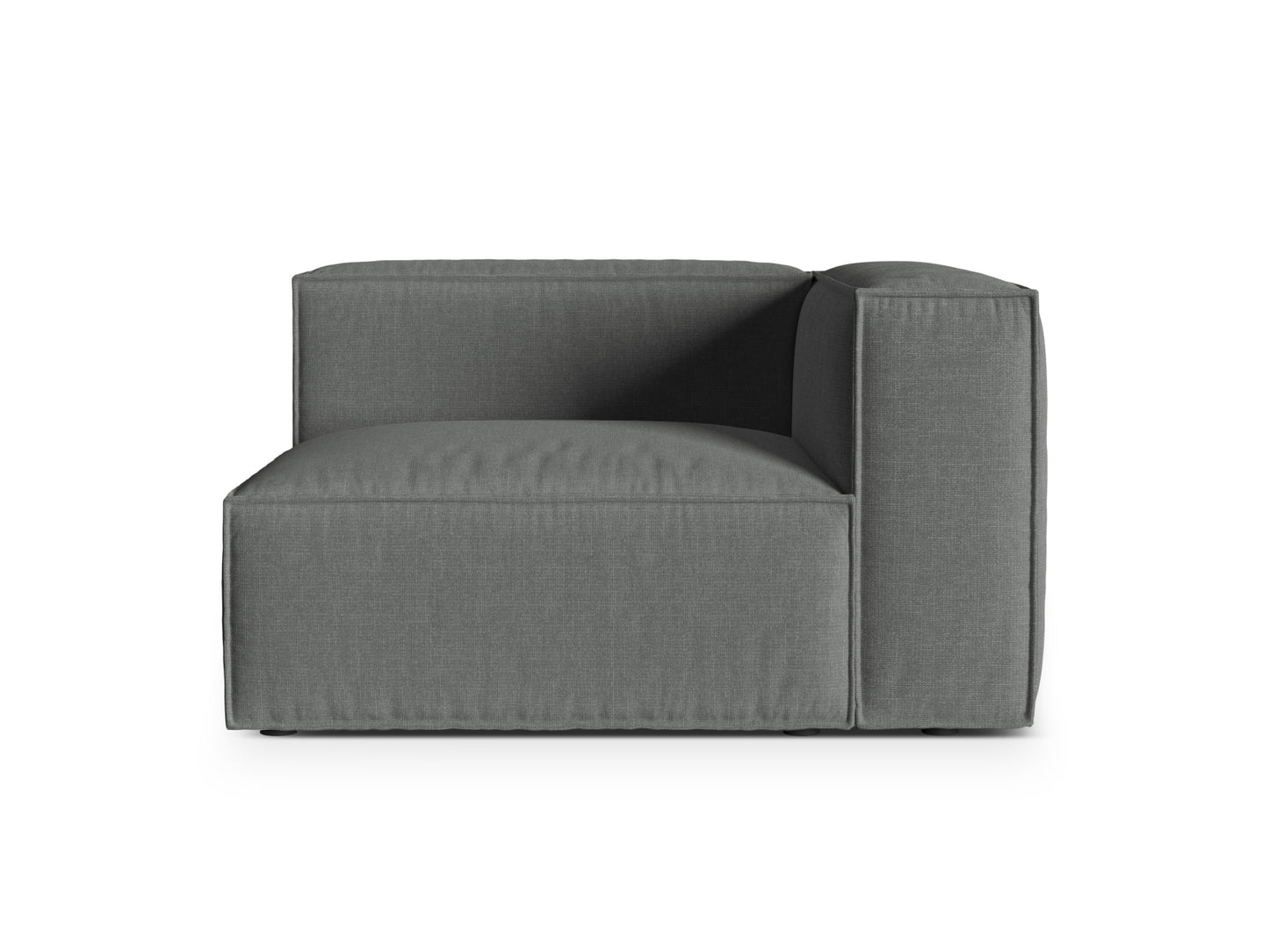 Nuria Modular Sofa, 125x110 cm — Grey / Right
