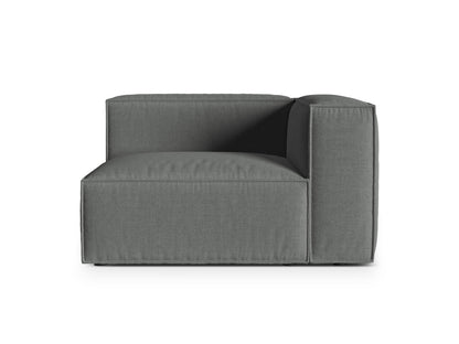 Nuria Modular Sofa, 125x110 cm — Grey / Right