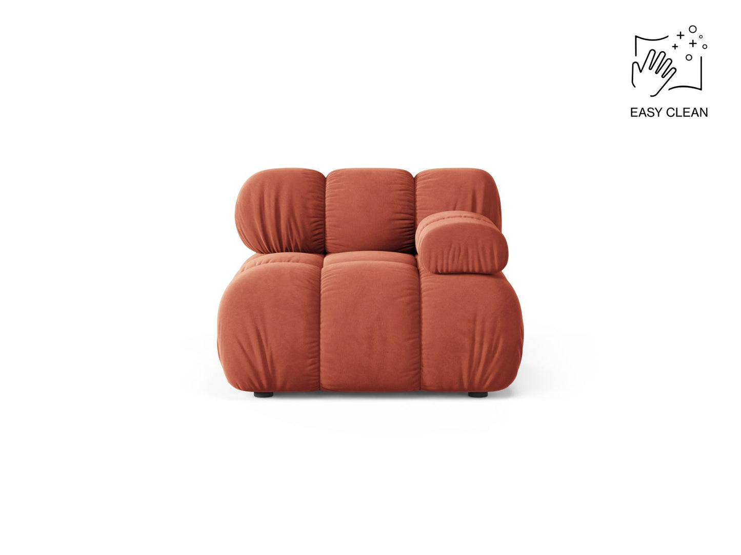 Bellis Modul, 94x94 cm — Coral / Right