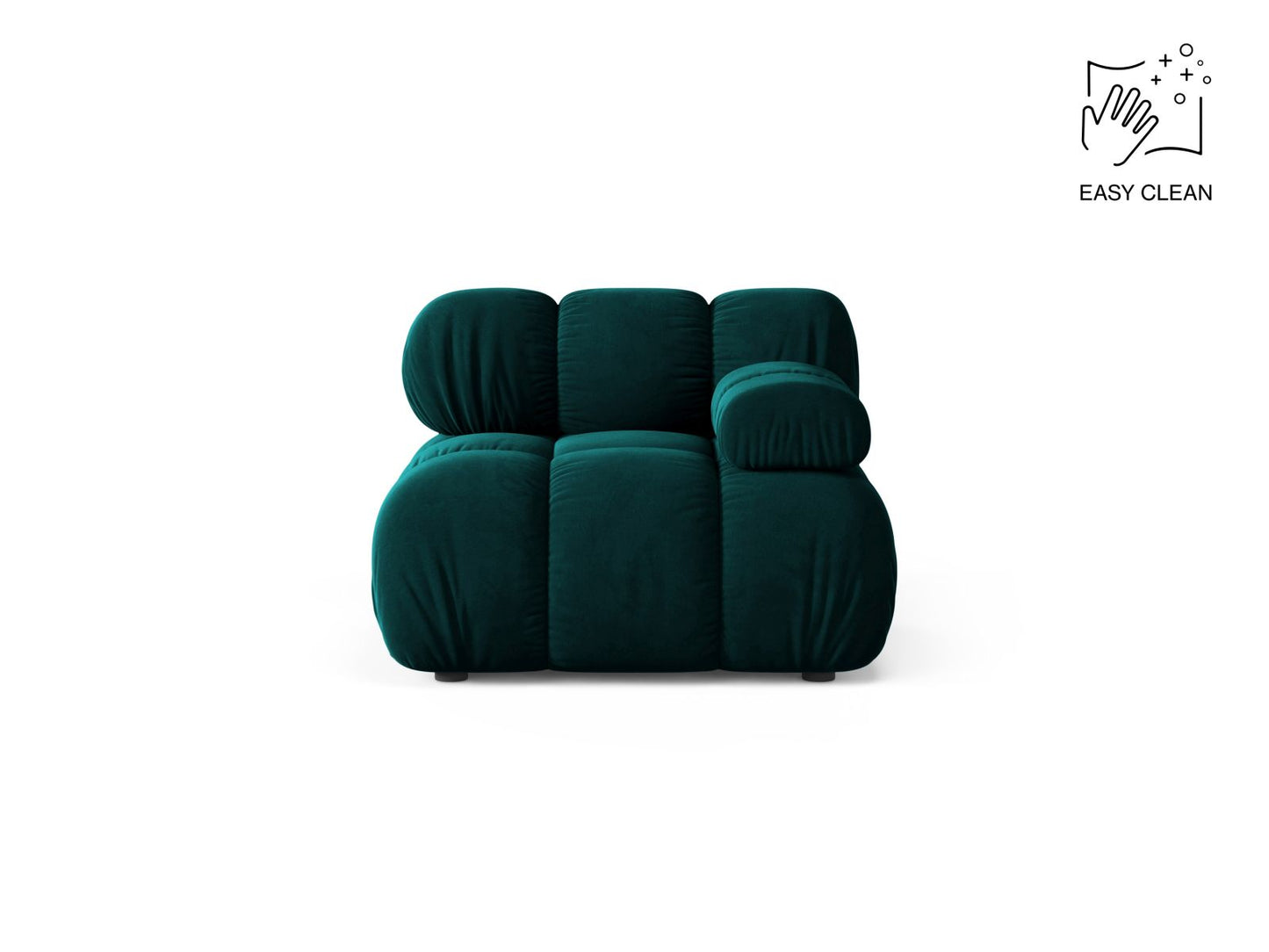 Bellis Modul, 94x94 cm — Deep Petrol / Right