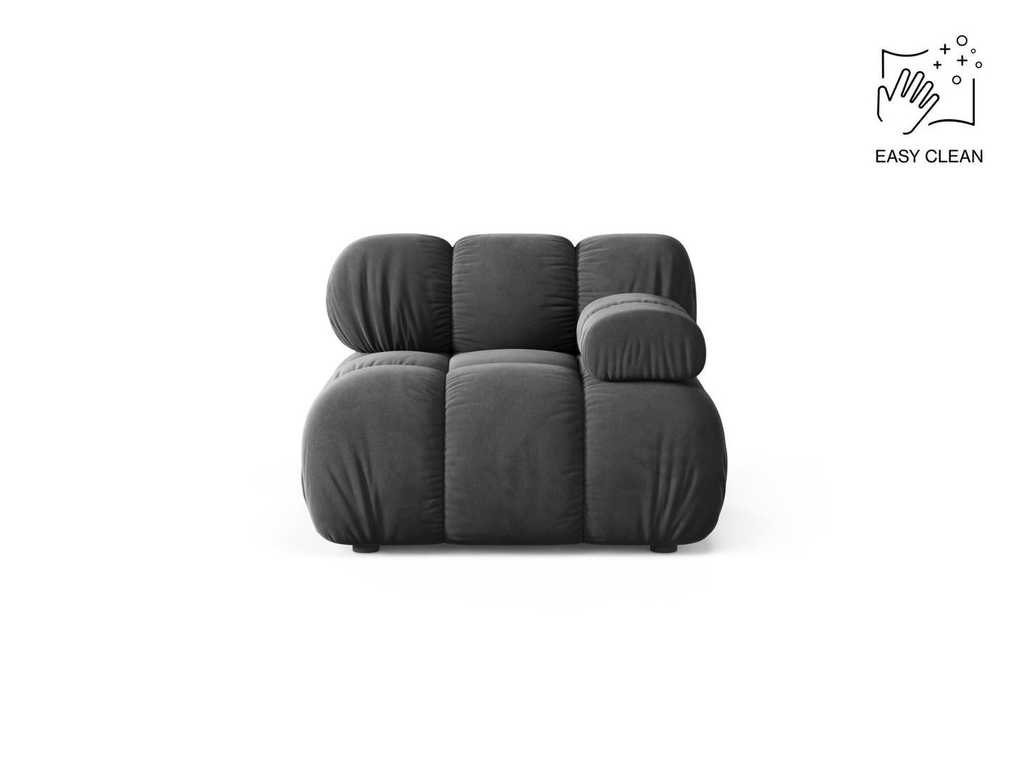 Bellis Modul, 94x94 cm — Grey / Right