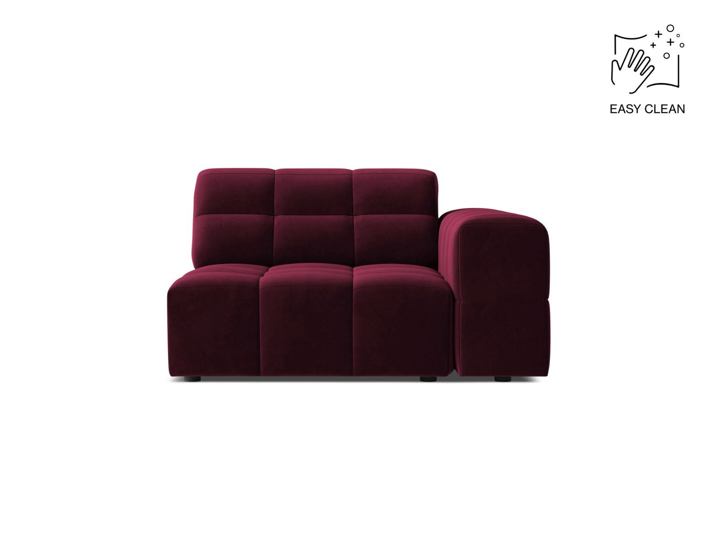 Jennifer Modul, 106x102 cm — Burgundy / Right