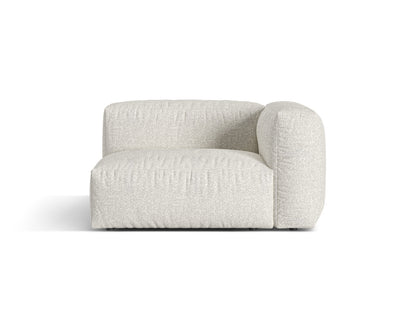 Martina Wide Single Seat, 120x106 cm — Grey Beige Melange / Right
