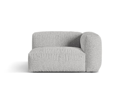 Martina Wide Single Seat, 120x106 cm — Silver / Right