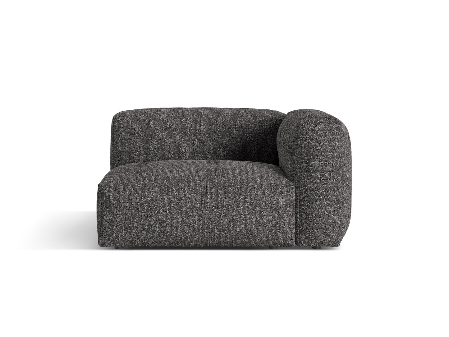 Martina Wide Single Seat, 120x106 cm — Anthracite / Right