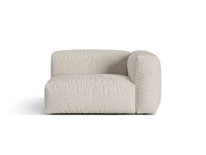 Martina Wide Single Seat, 120x106 cm — Beige / Right