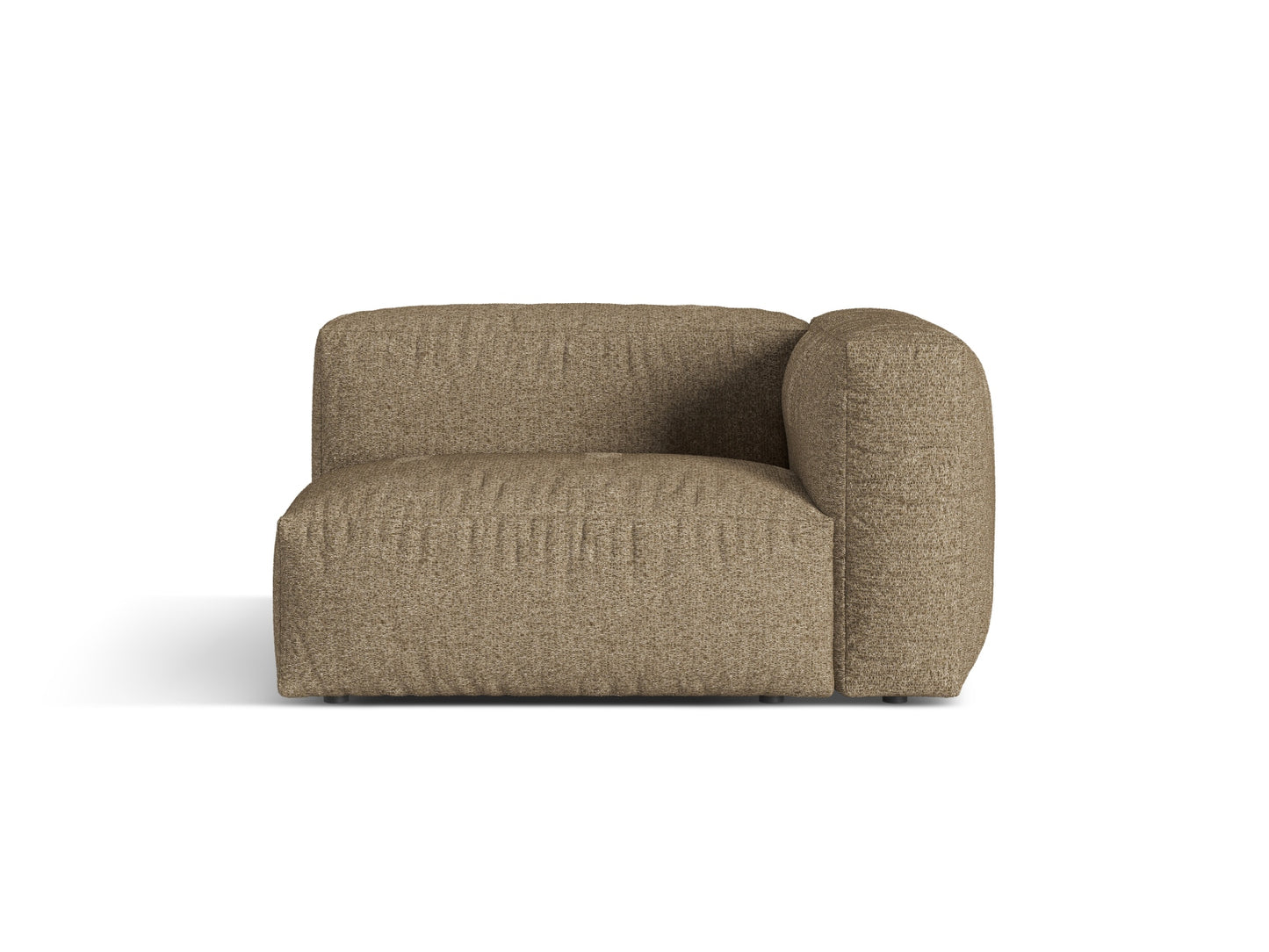 Martina Wide Single Seat, 120x106 cm — Cappuccino / Right