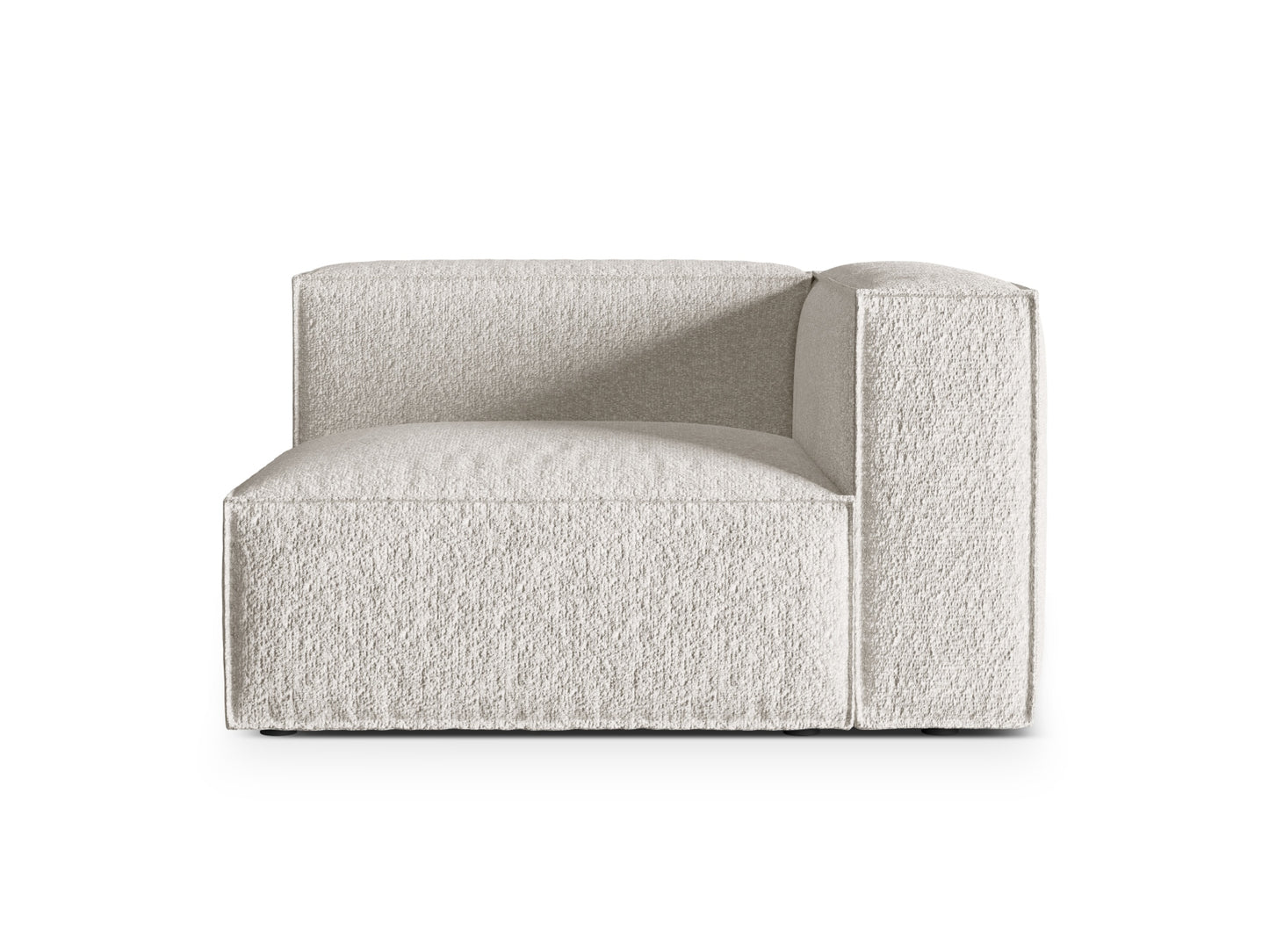 Nuria Modular Sofa, 125x110 cm — Grey Beige Melange / Right