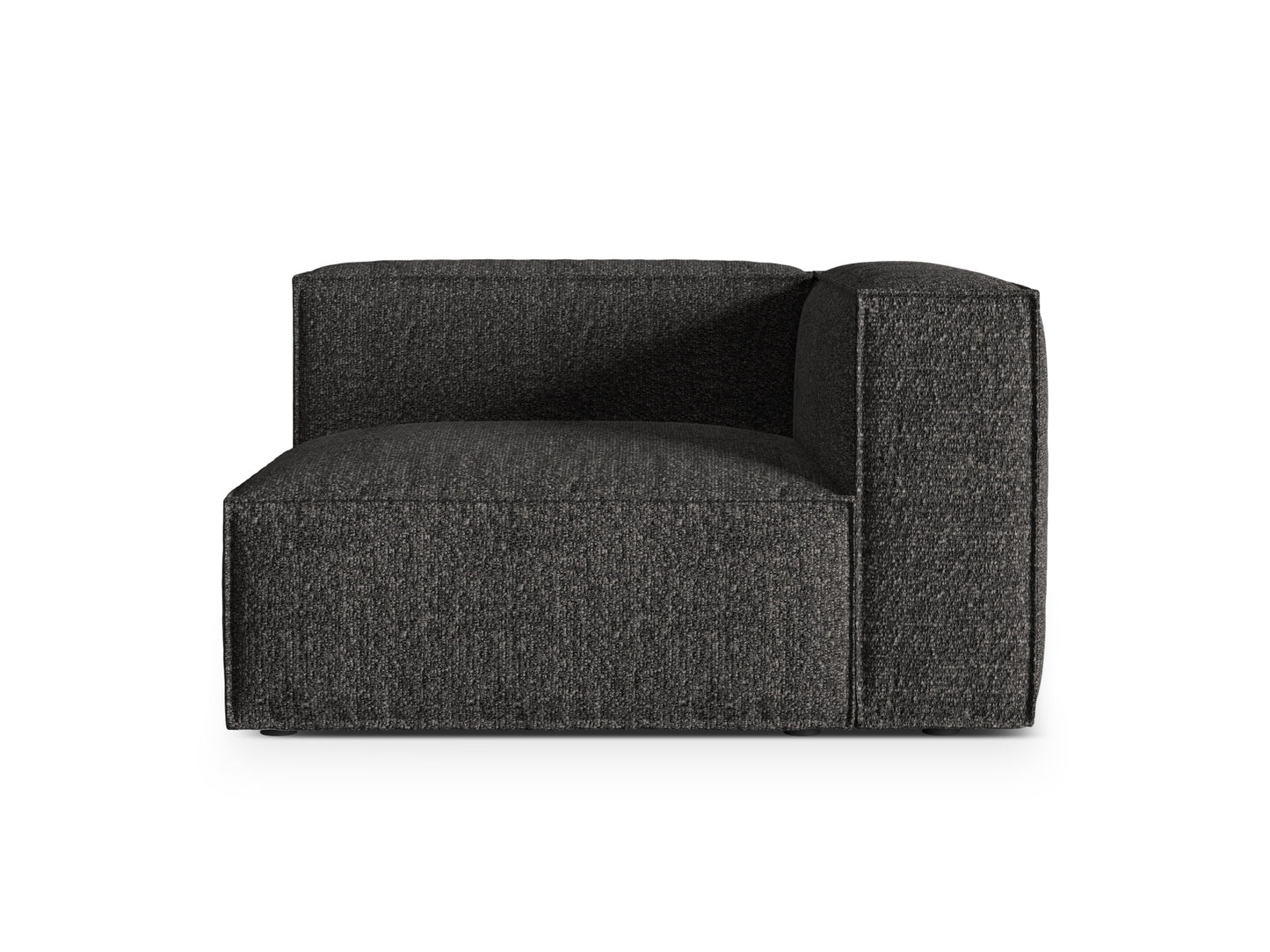 Nuria Modular Sofa, 125x110 cm — Anthracite / Right