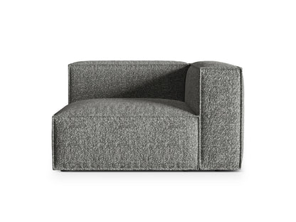 Nuria Modular Sofa, 125x110 cm — Graphite / Right