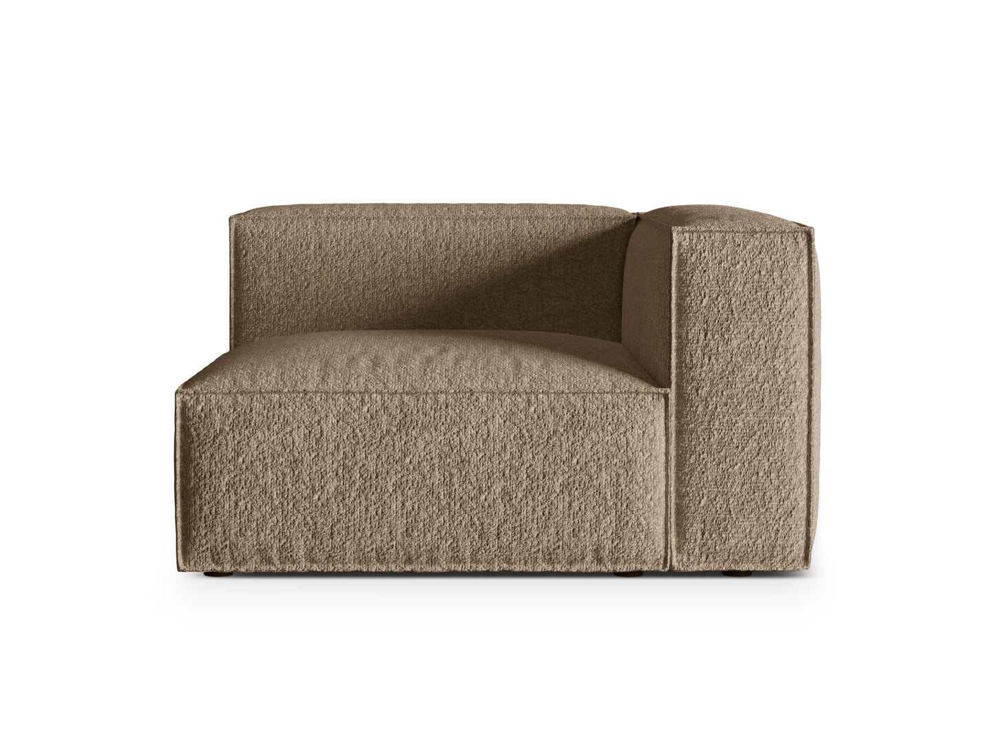 Nuria Modular Sofa, 125x110 cm — Cappuccino / Right