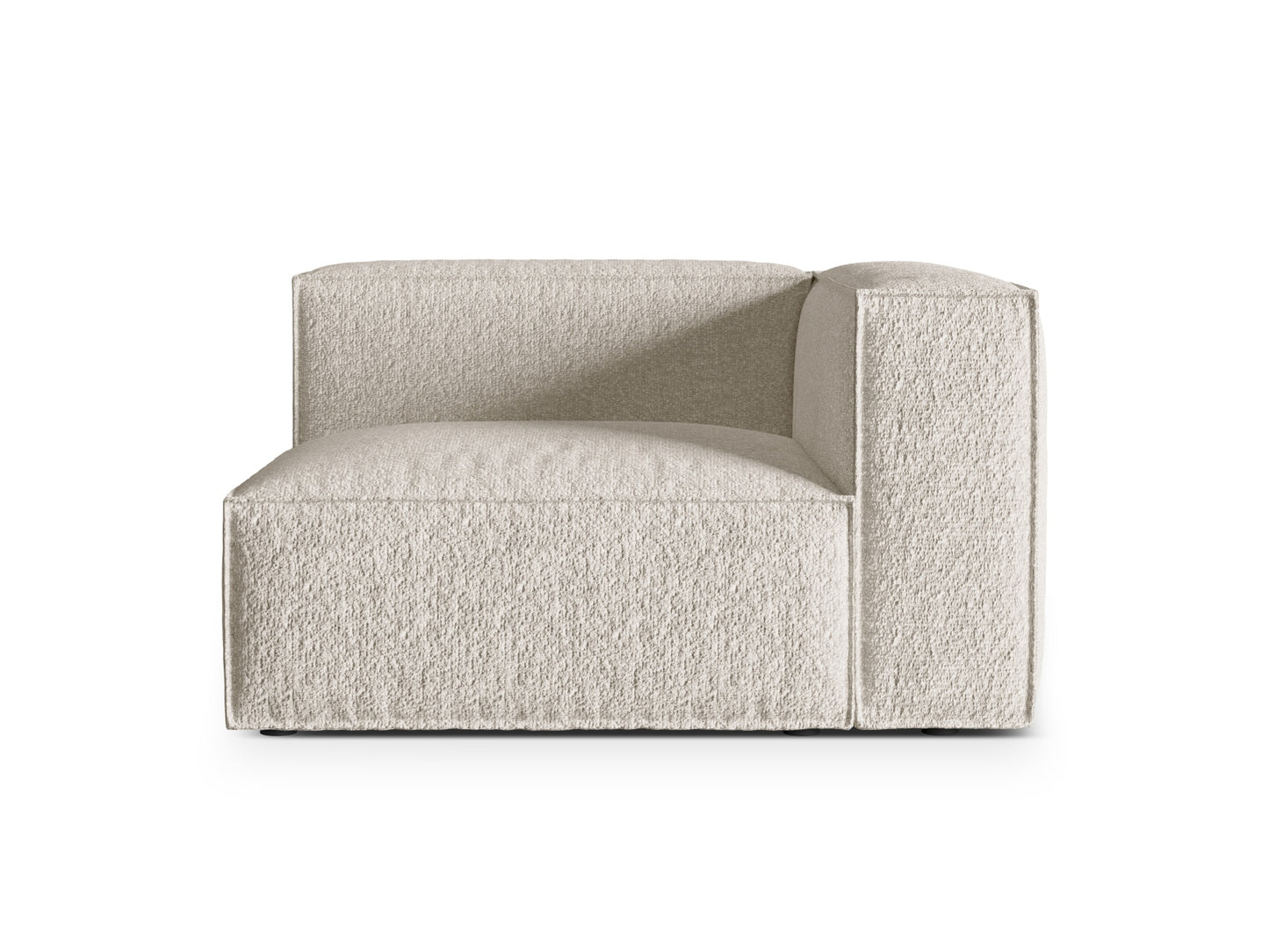 Nuria Modular Sofa, 125x110 cm — Beige / Right