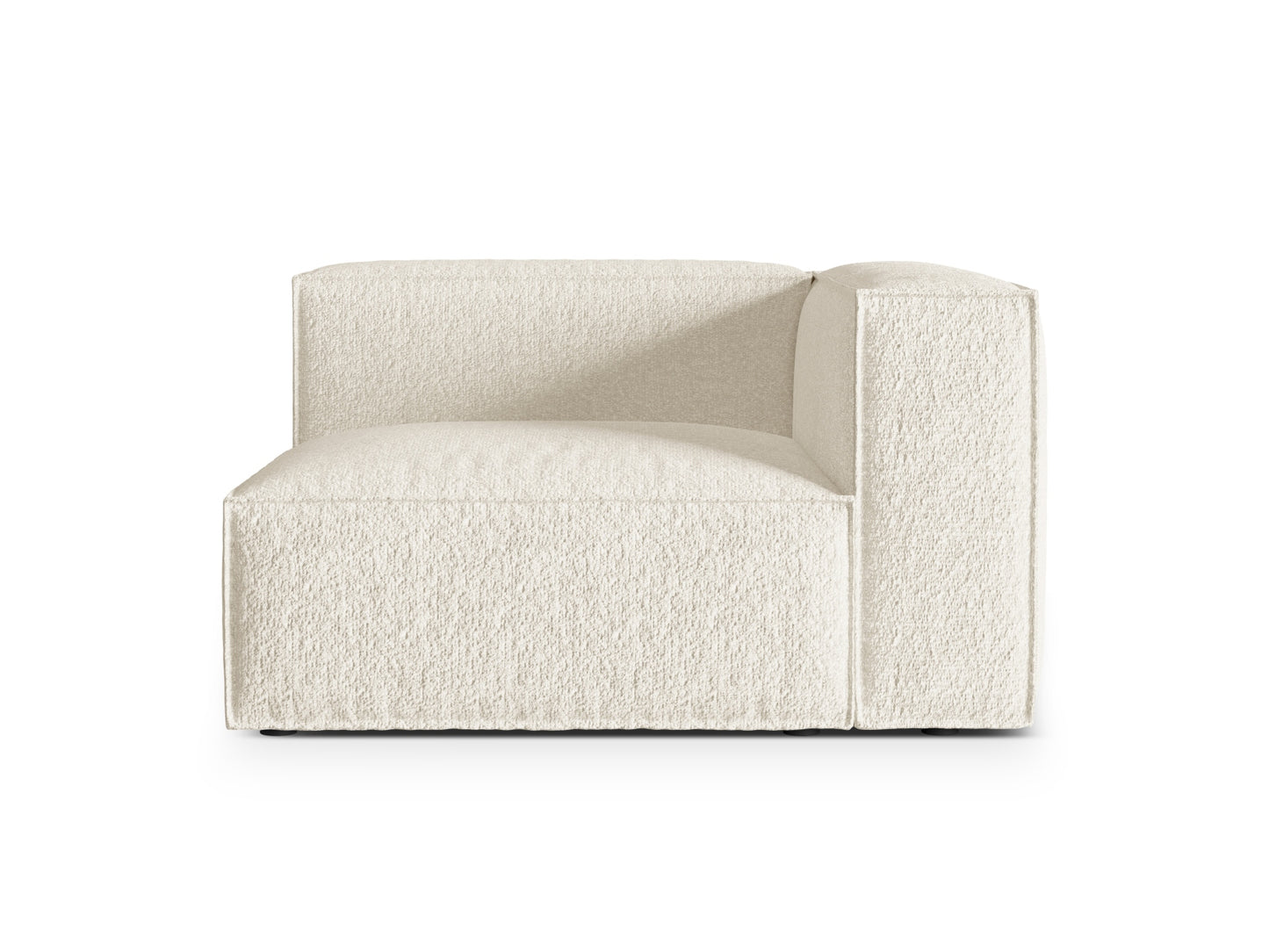 Nuria Modular Sofa, 125x110 cm — Ivory / Right