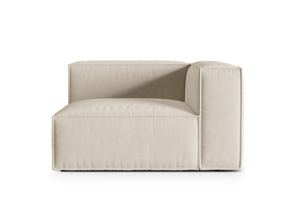 Nuria Modular Sofa, 125x110 cm — Beige / Right