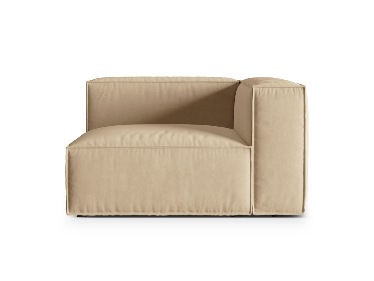 Nuria Modular Sofa, 125x110 cm — Nude / Right