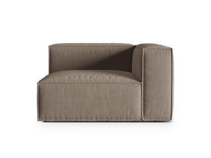 Nuria Modular Sofa, 125x110 cm — Warm grey / Right