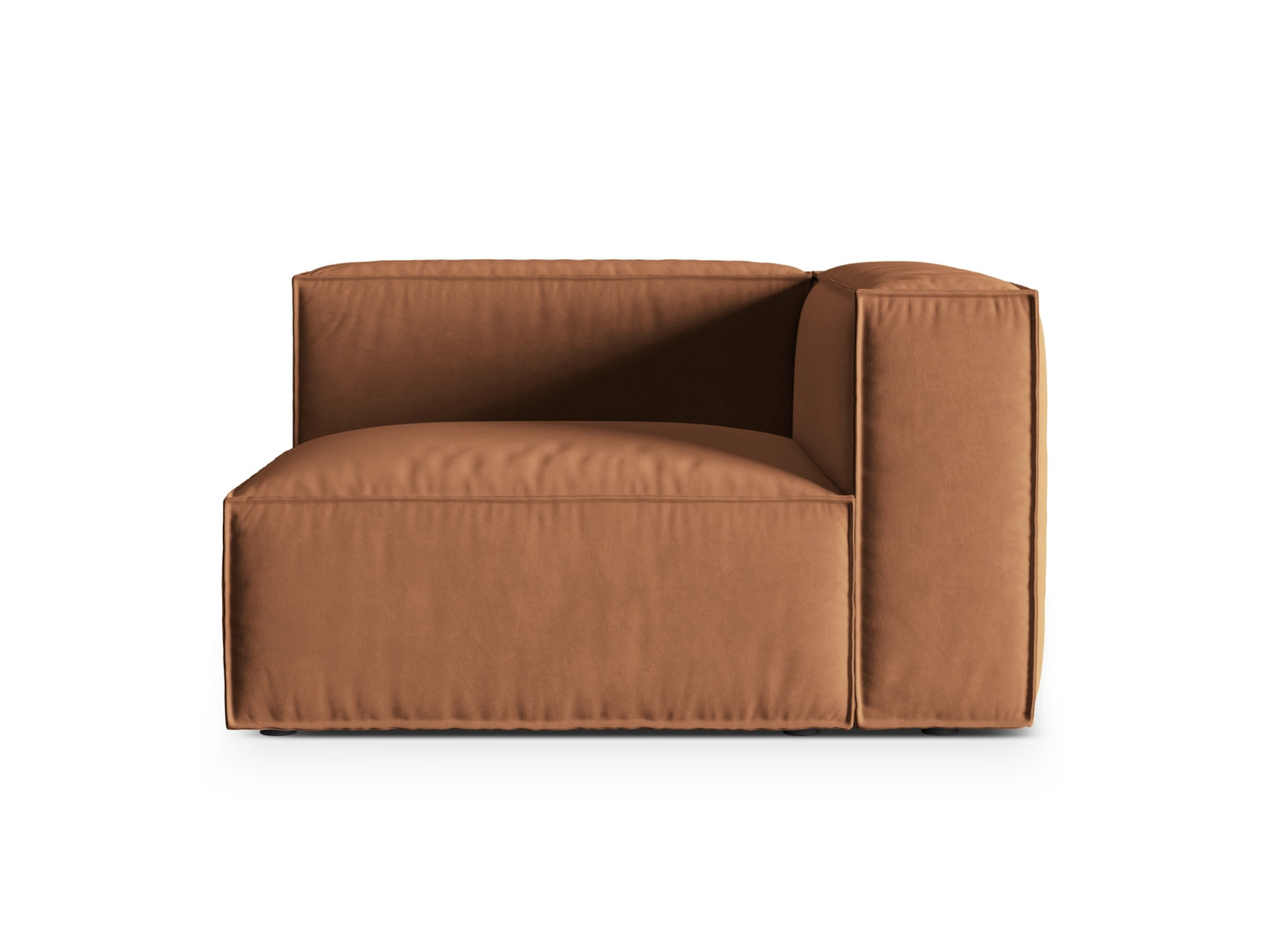 Nuria Modular Sofa, 125x110 cm — Honey / Right