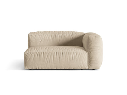 Martina Double Seat, 160x106 cm — Light Beige / Right