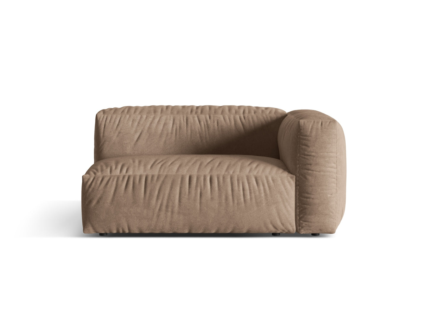 Martina Double Seat, 160x106 cm — Dark Beige / Right