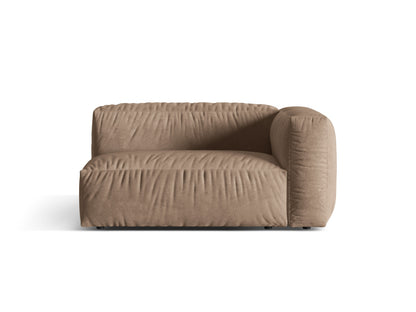 Martina Double Seat, 160x106 cm — Dark Beige / Right