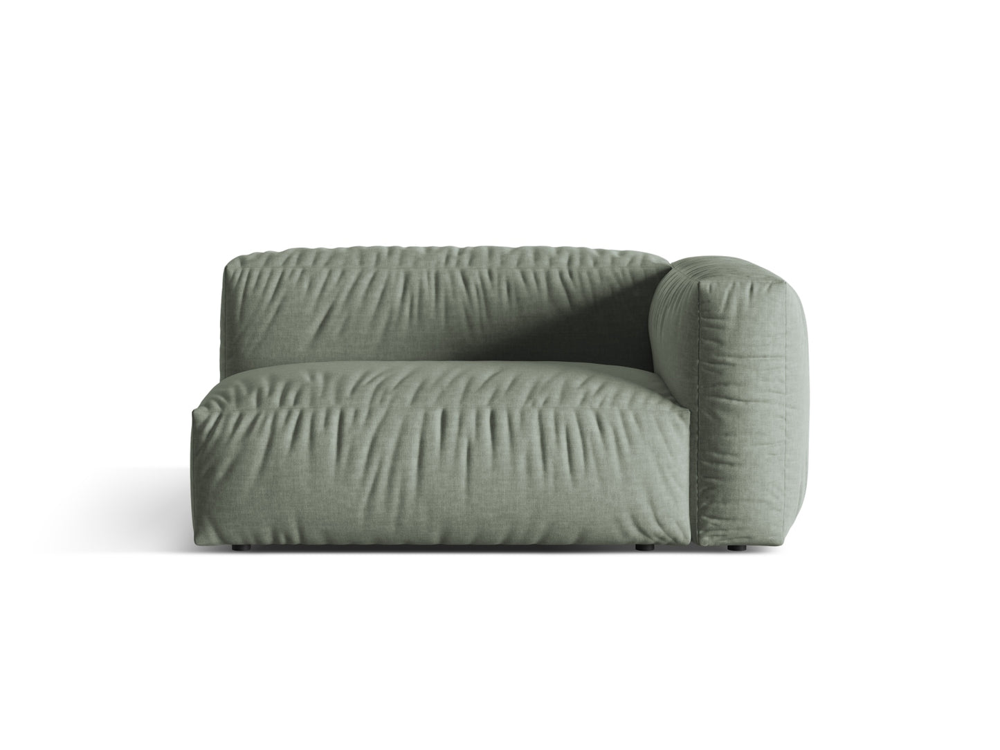 Martina Double Seat, 160x106 cm — Moss Green / Right