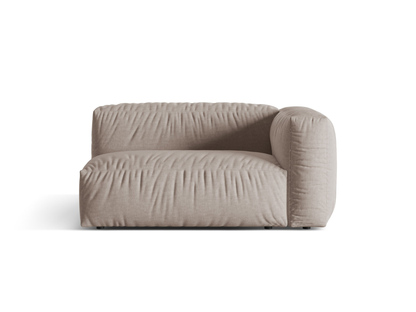 Martina Double Seat, 160x106 cm — Dark Beige / Right
