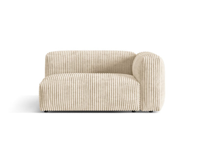 Martina Double Seat, 160x106 cm — Light Beige / Right