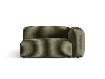 Martina Double Seat, 160x106 cm — Moss Green / Right