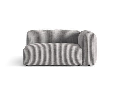 Martina Double Seat, 160x106 cm — Light Grey / Right