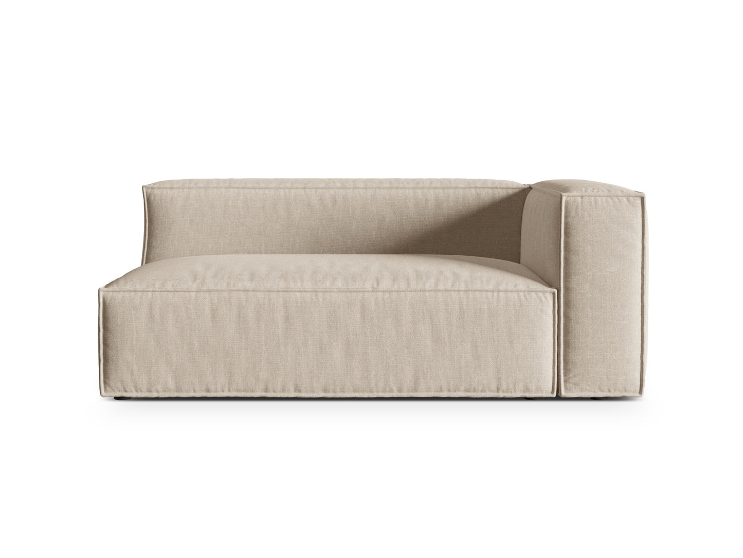 Nuria Modular Sofa, 2 Seats — Beige / Right