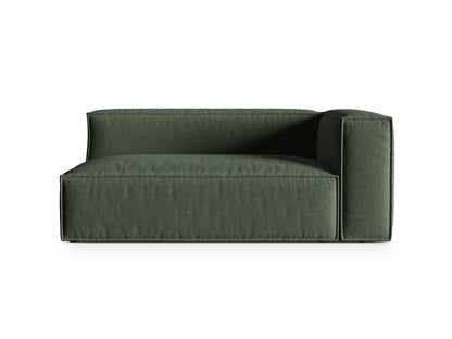 Nuria Modular Sofa, 2 Seats — Moss Green / Right