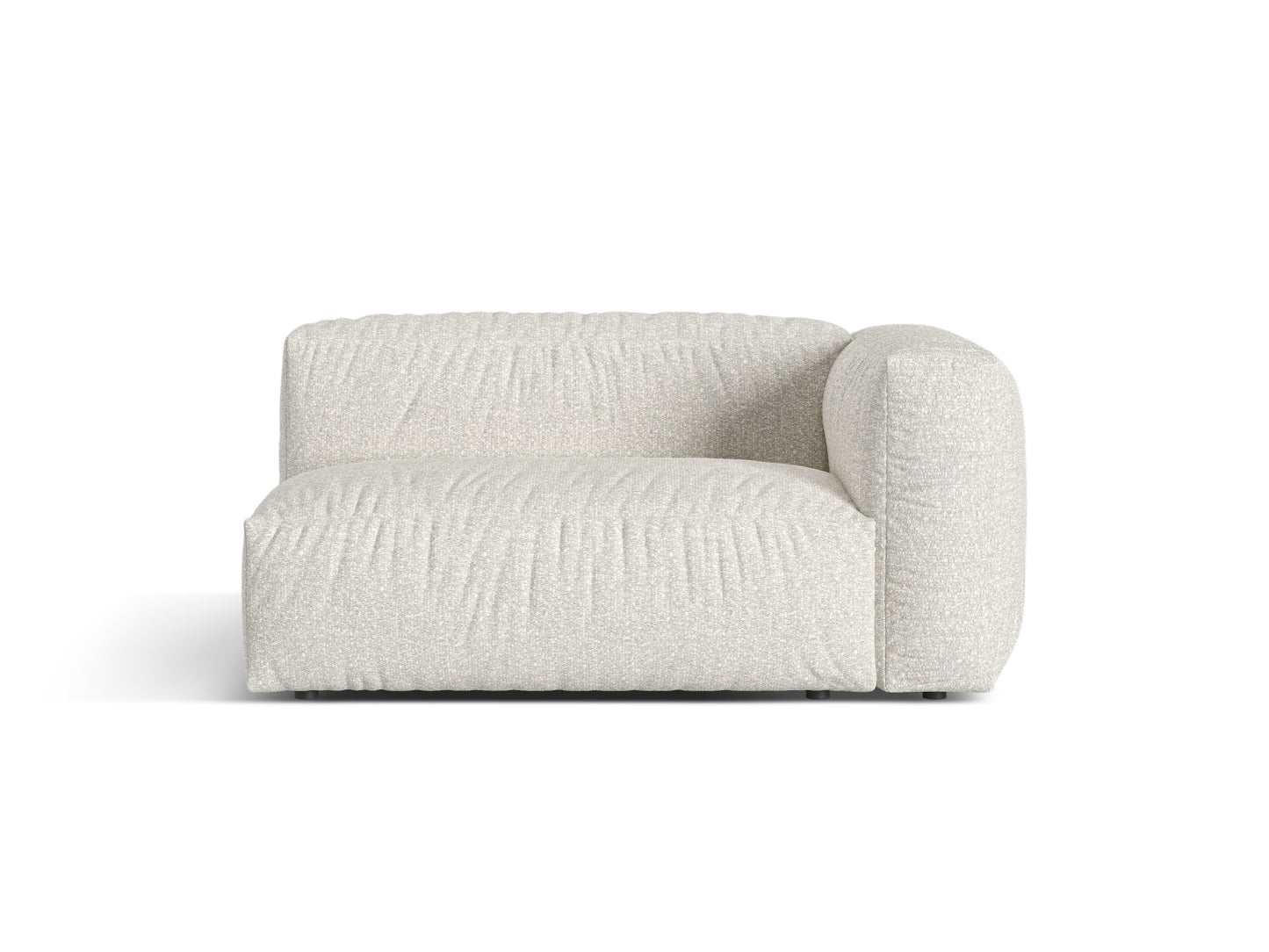 Martina Double Seat, 160x106 cm — Grey Beige Melange / Right