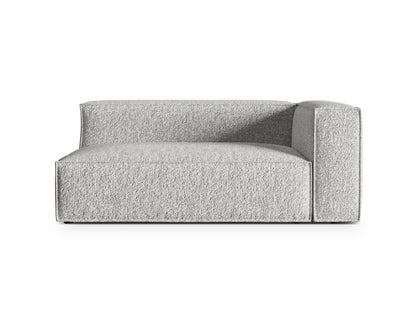 Nuria Modular Sofa, 2 Seats — Silver / Right