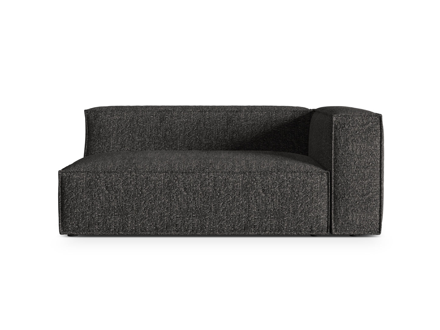 Nuria Modular Sofa, 2 Seats — Anthracite / Right