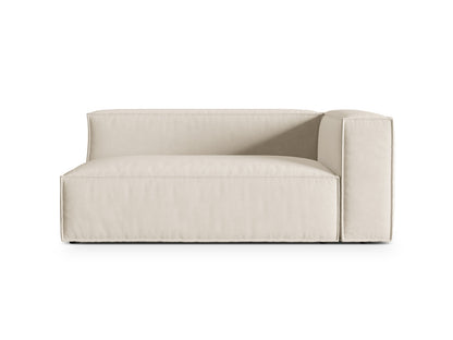 Nuria Modular Sofa, 2 Seats — Beige / Right