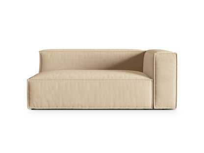 Nuria Modular Sofa, 2 Seats — Nude / Right