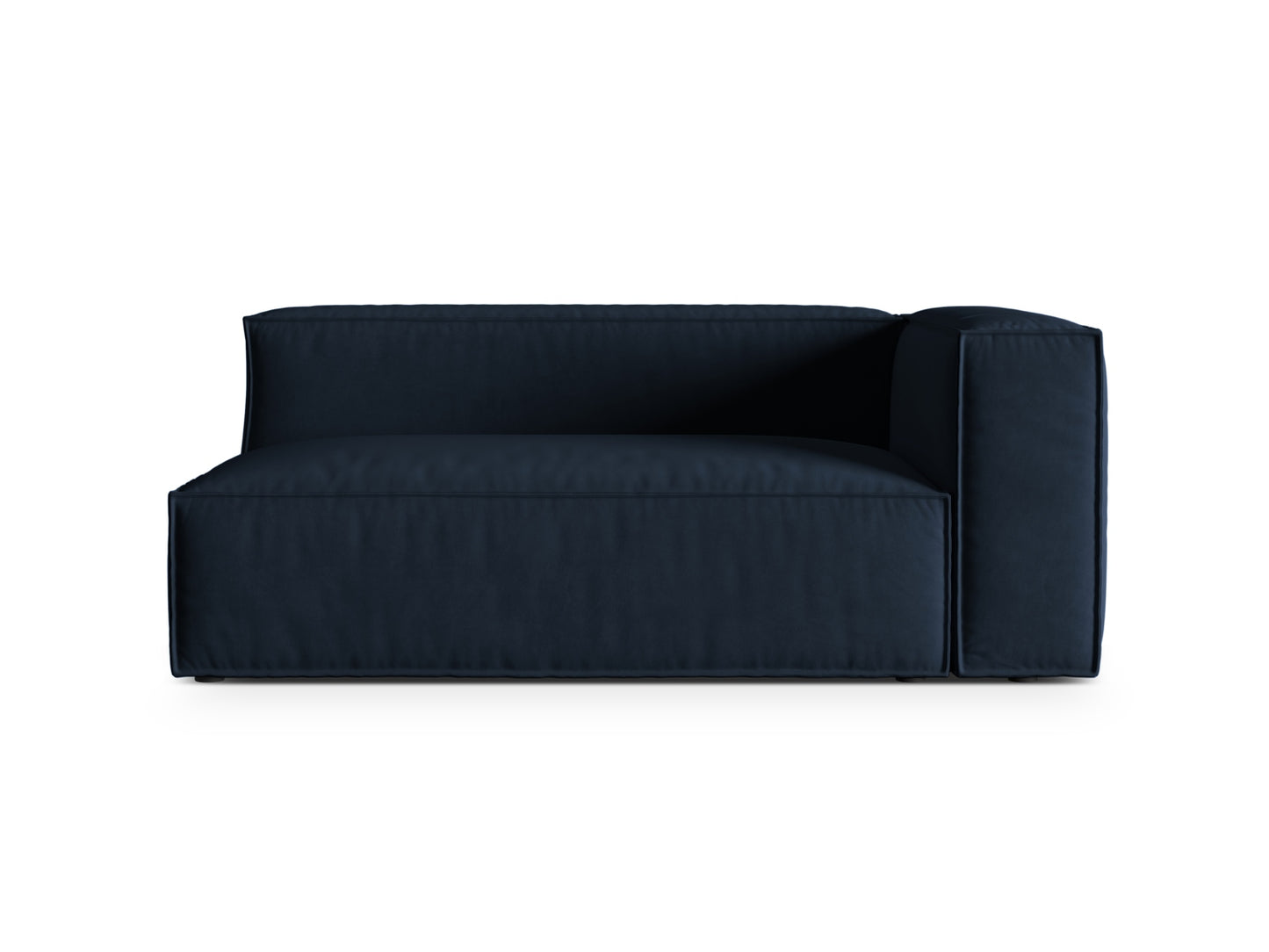 Nuria Modular Sofa, 2 Seats — Dark Blue / Right