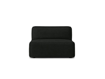 Sofamodul Bouclé Beige Jodie — Black