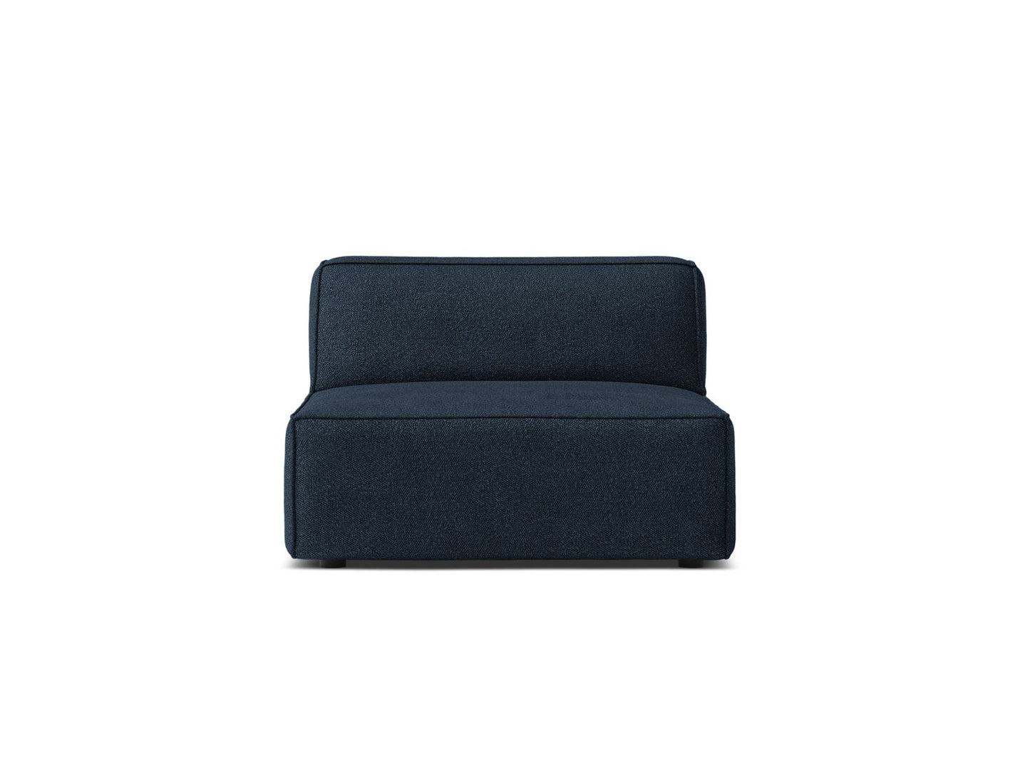 Sofamodul Bouclé Beige Jodie — Dark Blue