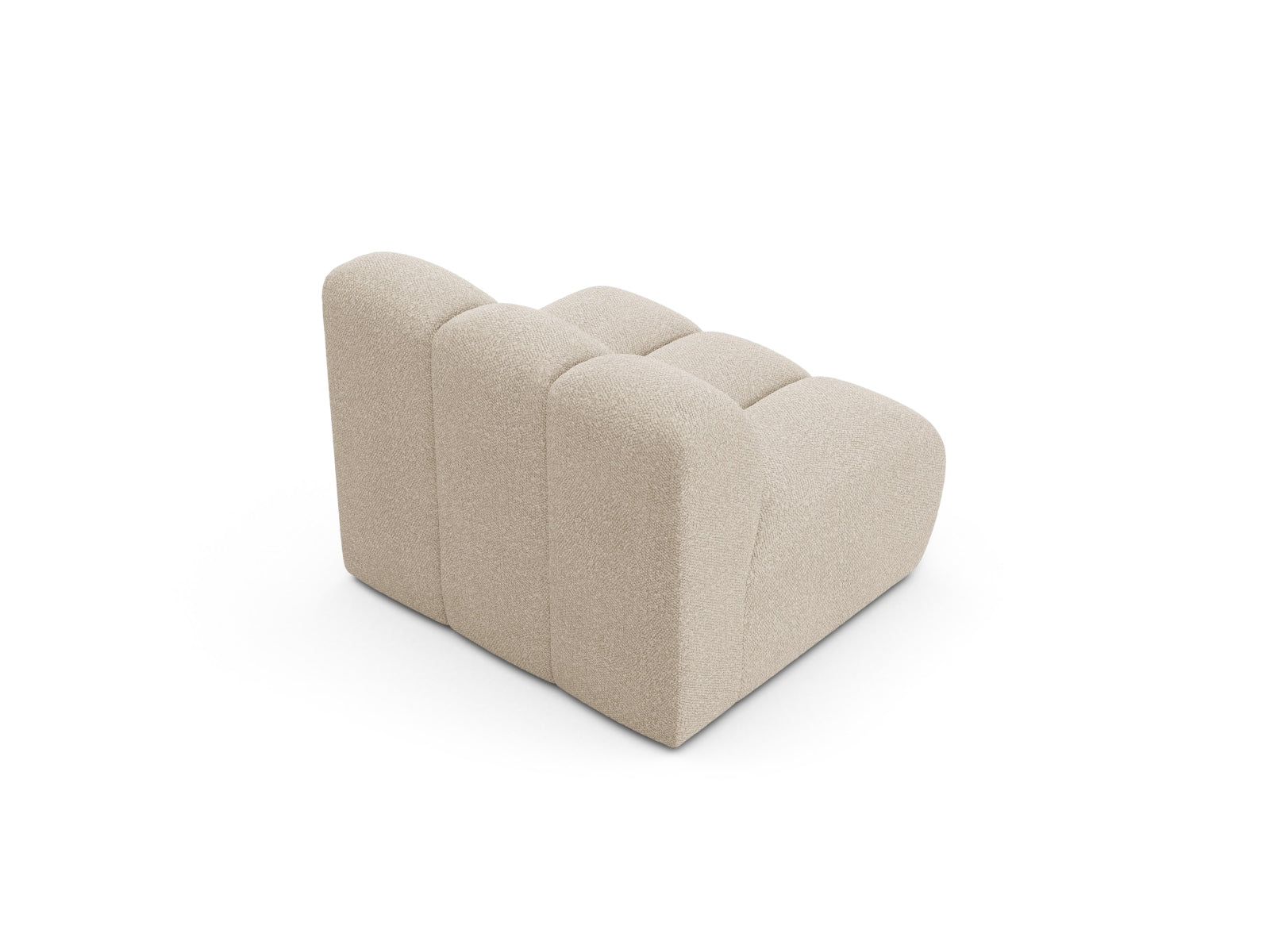 Sofamodul Bouclé Beige Lupine — Detailansicht