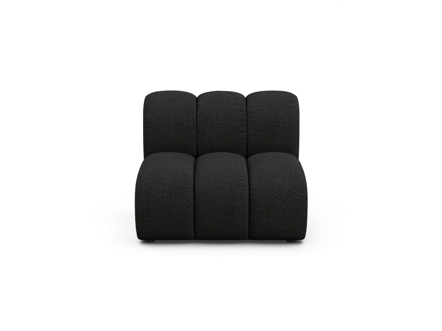 Sofamodul Bouclé Beige Lupine — Black