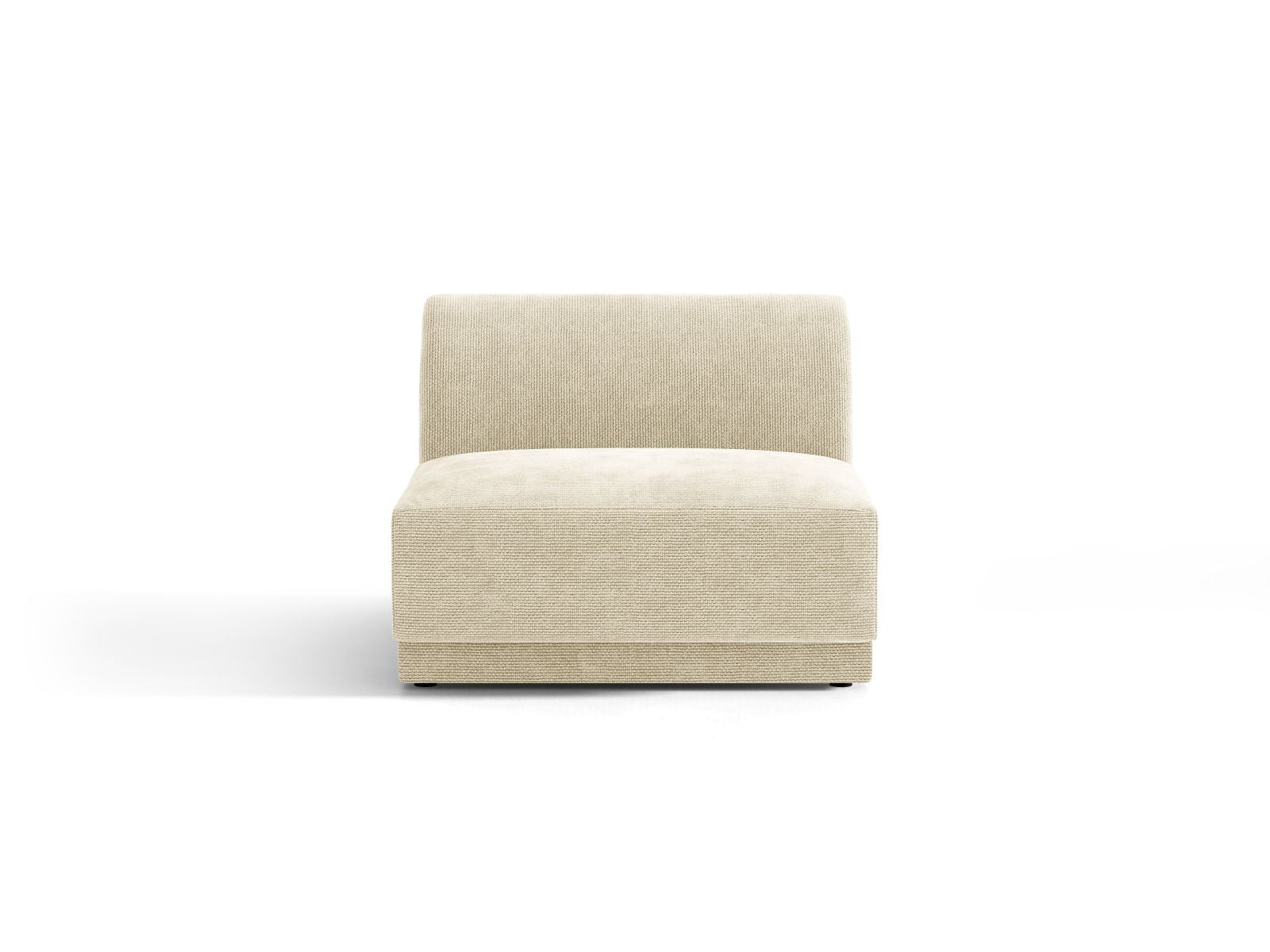 Miley Modul Armless, 75x90 cm — Light Beige